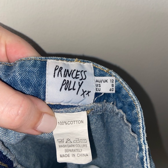 Princess Polly Vico Denim Flare Skirt
Size 8 - Picture 7 of 9